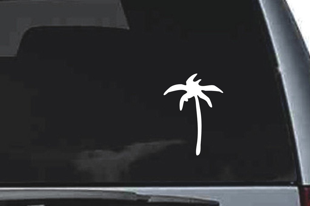 Picniva Tree Sty351 Vinyl Car Window Decal, Approx 5 in