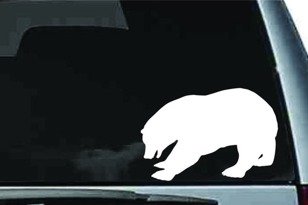 Picniva Bear Sty22 Vinyl Car Window Decal, Approx 5 in