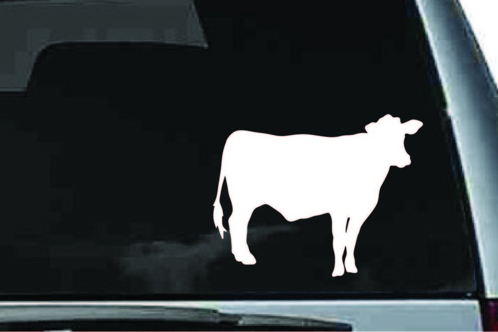 Picniva Cow Sty58 Vinyl Car Window Decal, Approx 5 in