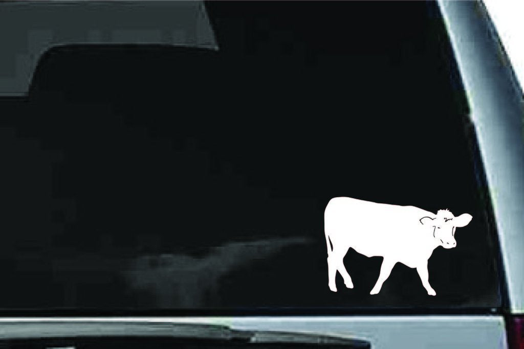 Picniva Cow Sty59 Vinyl Car Window Decal, Approx 5 in