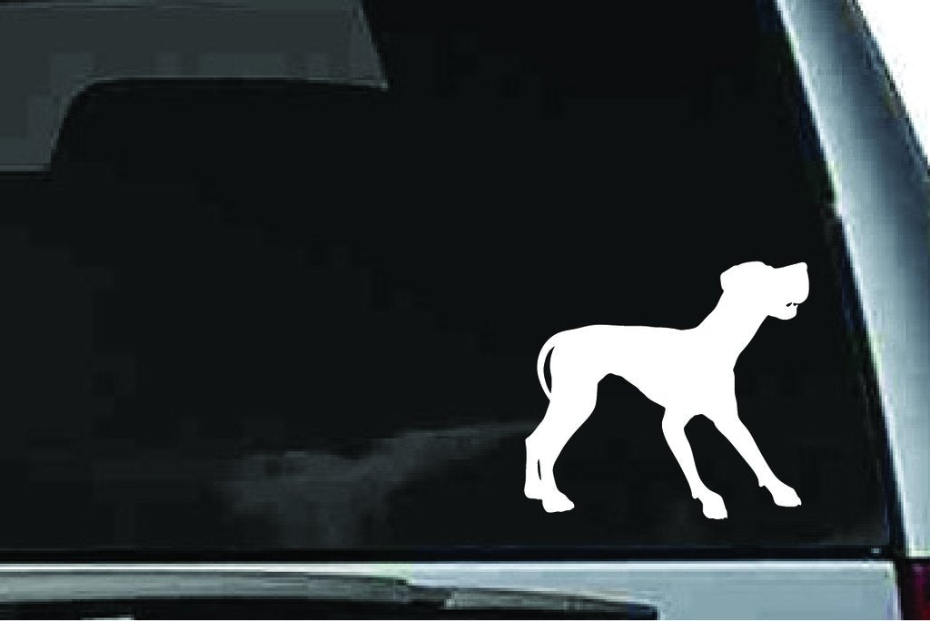 Picniva Great Dane Dog Sty28a Vinyl Car Window Decal, Approx 5 in