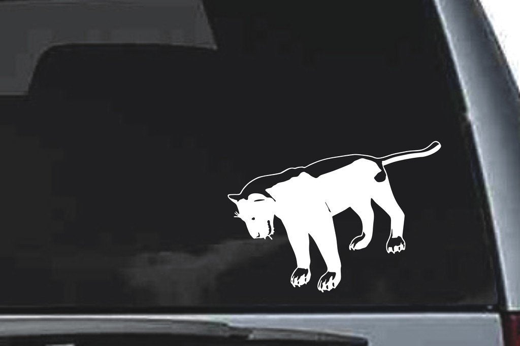 Picniva Panther Sty2 Vinyl Car Window Decal, Approx 5 in