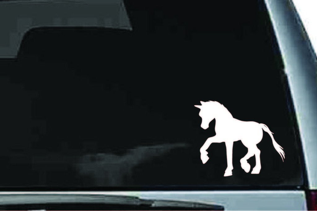 Picniva Pony Sty7a Vinyl Car Window Decal, Approx 5 in