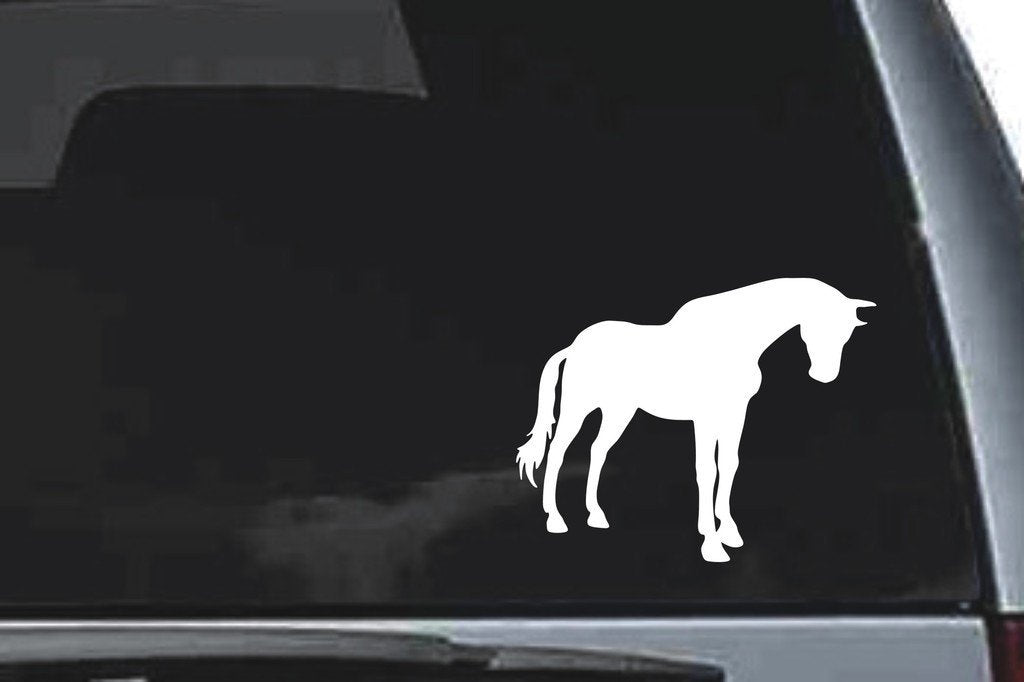 Picniva Horse Sty84 Vinyl Car Window Decal, Approx 5 in