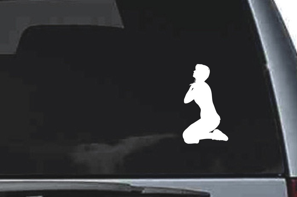 Picniva Woman Sty8 Vinyl Car Window Decal, Approx 5 in