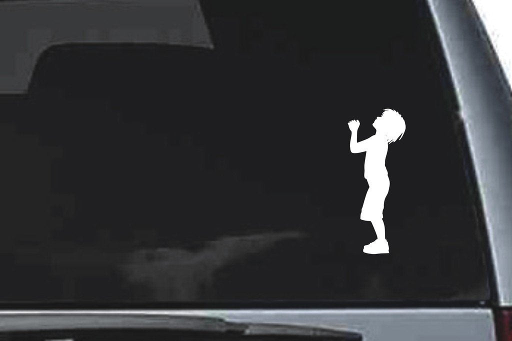 Picniva Boy Sty36 Vinyl Car Window Decal, Approx 5 in