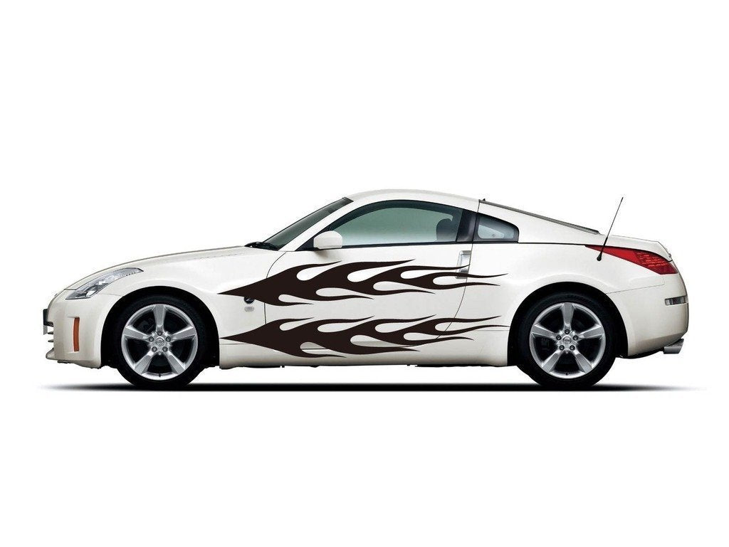 Picniva Style 312 Racing Side Stripe Vinyl Decals, 20 x 30 in, 2 Pc