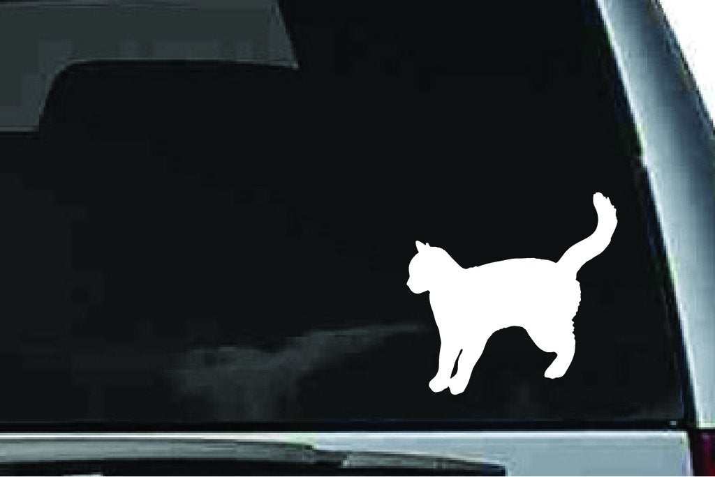 Picniva Cat Sty2 Vinyl Car Window Decal, Approx 5 in