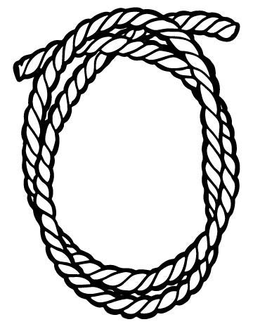 Picniva Rope Type 1 Removable Vinyl Wall Decal
