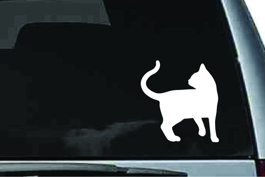 Picniva Cat Sty26a Vinyl Car Window Decal, Approx 5 in