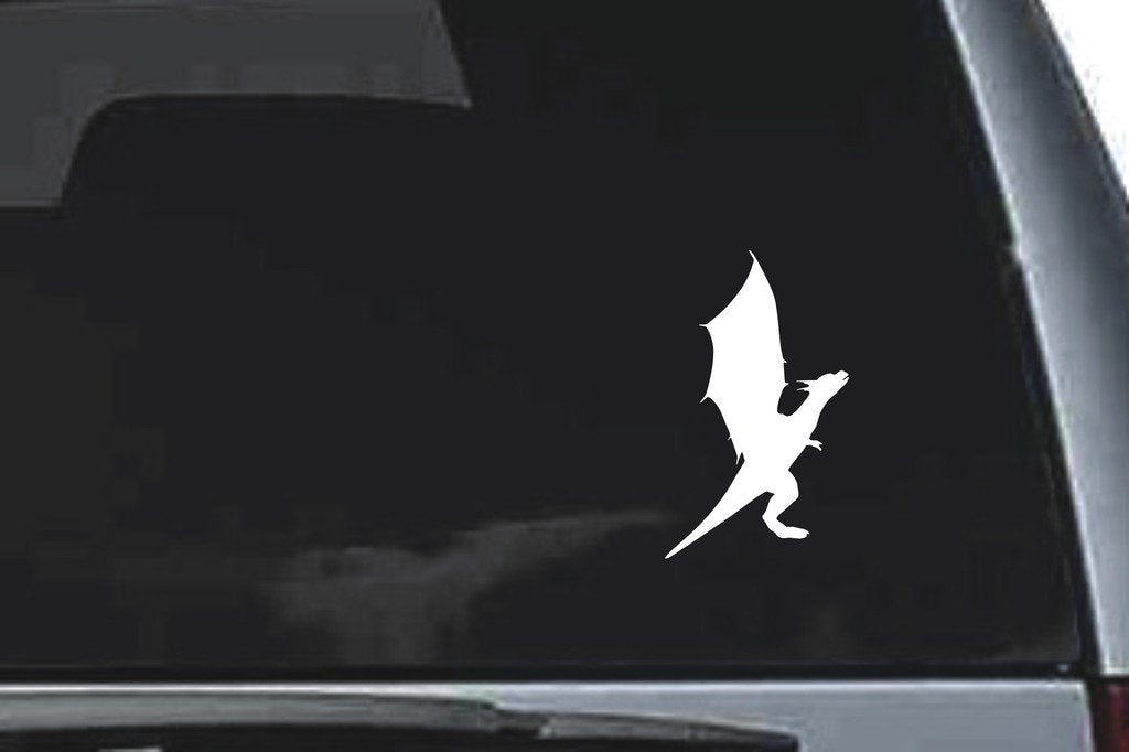 Picniva Dragon Sty24 Vinyl Car Window Decal, Approx 5 in