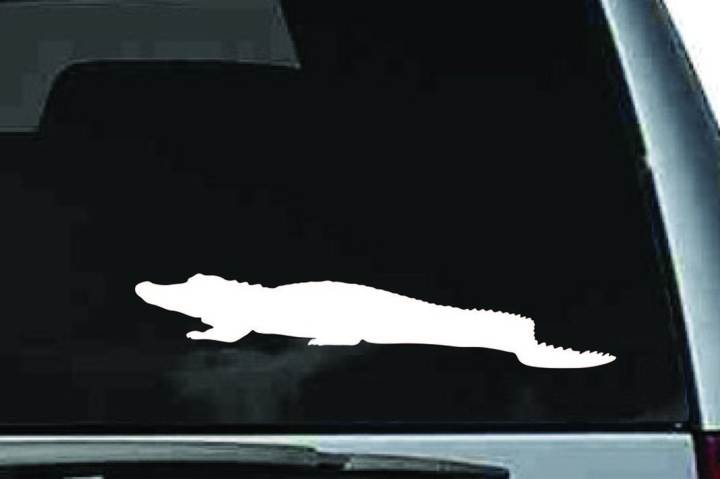 Picniva Alligator Sty3a Vinyl Car Window Decal, Approx 5 in