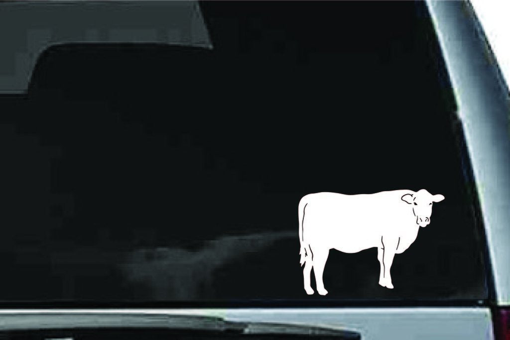 Picniva Cow Sty79 Vinyl Car Window Decal, Approx 5 in