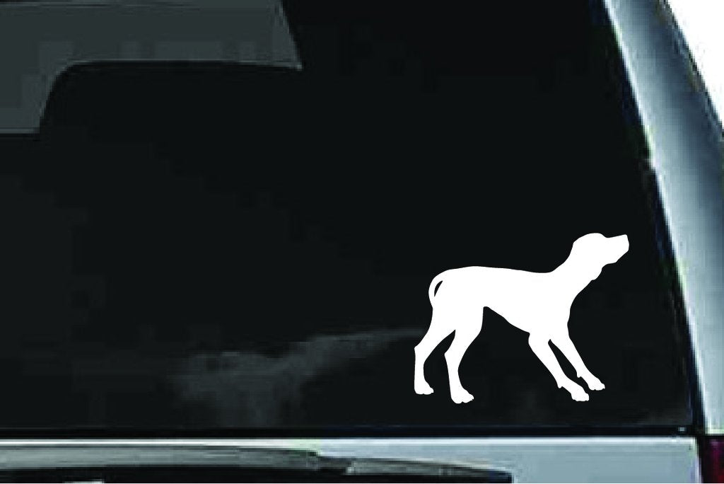 Picniva Hound Dog Sty11 Vinyl Car Window Decal, Approx 5 in