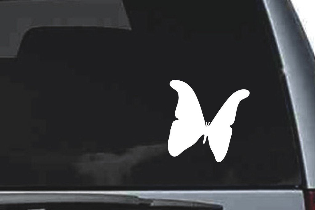 Picniva Butterfly Sty3a Vinyl Car Window Decal, Approx 5 in