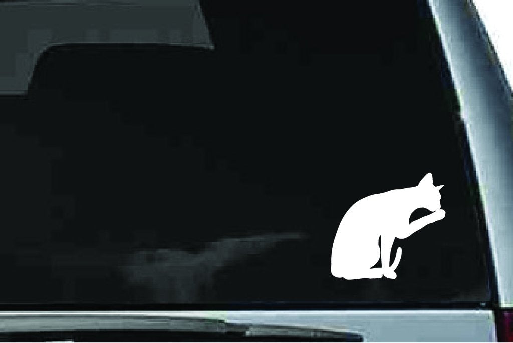 Picniva Siamese Cat Sty8 Vinyl Car Window Decal, Approx 5 in