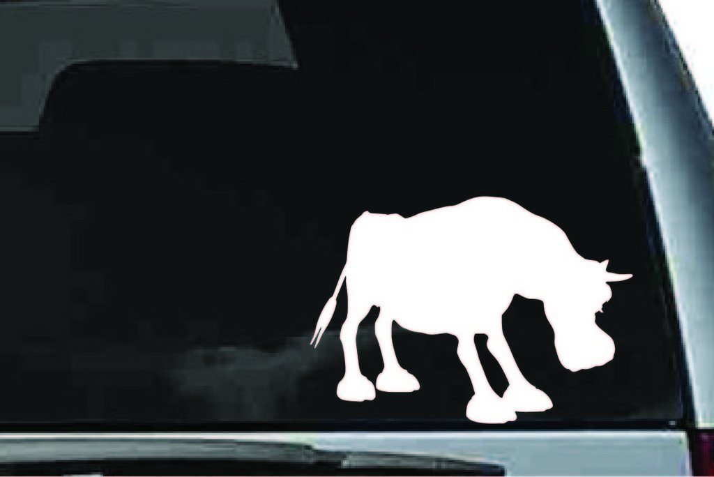 Picniva Bull Sty15a Vinyl Car Window Decal, Approx 5 in