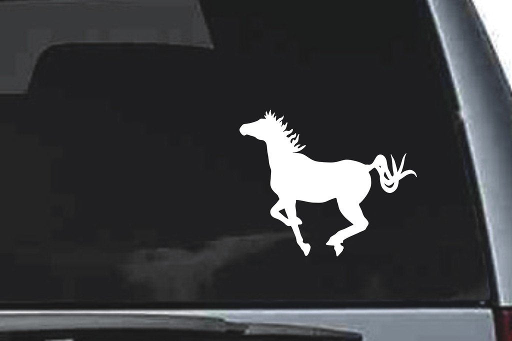 Picniva Horse Sty50a Vinyl Car Window Decal, Approx 5 in