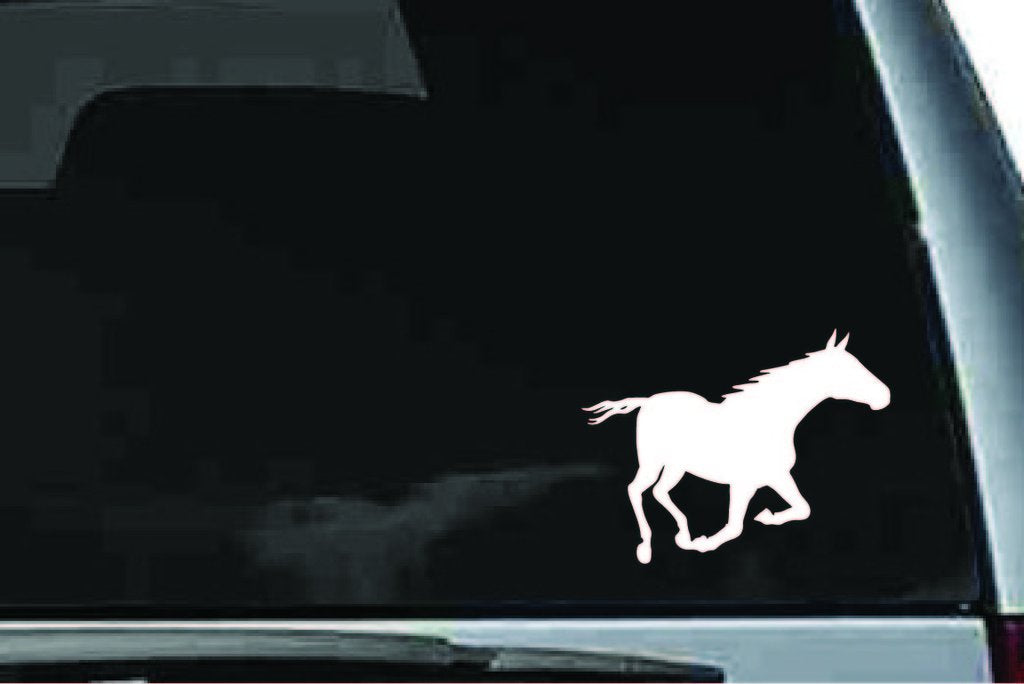 Picniva Horse Sty53a Vinyl Car Window Decal, Approx 5 in