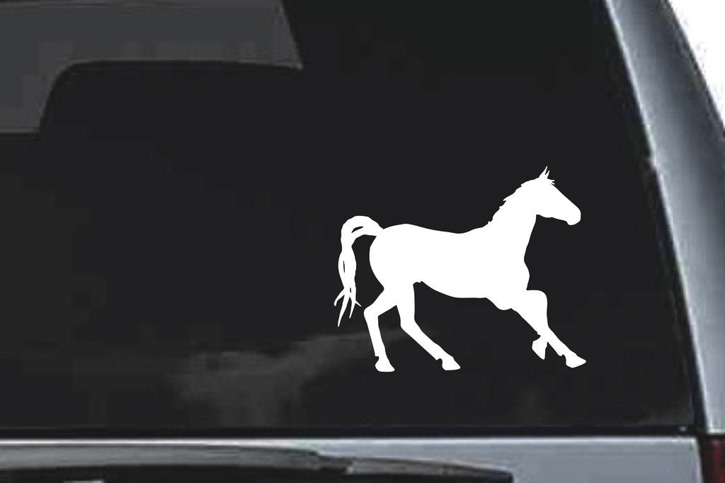 Picniva Horse Sty62a Vinyl Car Window Decal, Approx 5 in