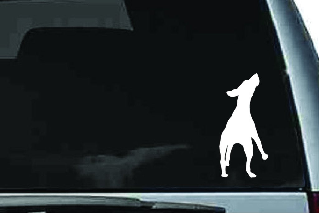 Picniva Dog Sty18 Vinyl Car Window Decal, Approx 5 in