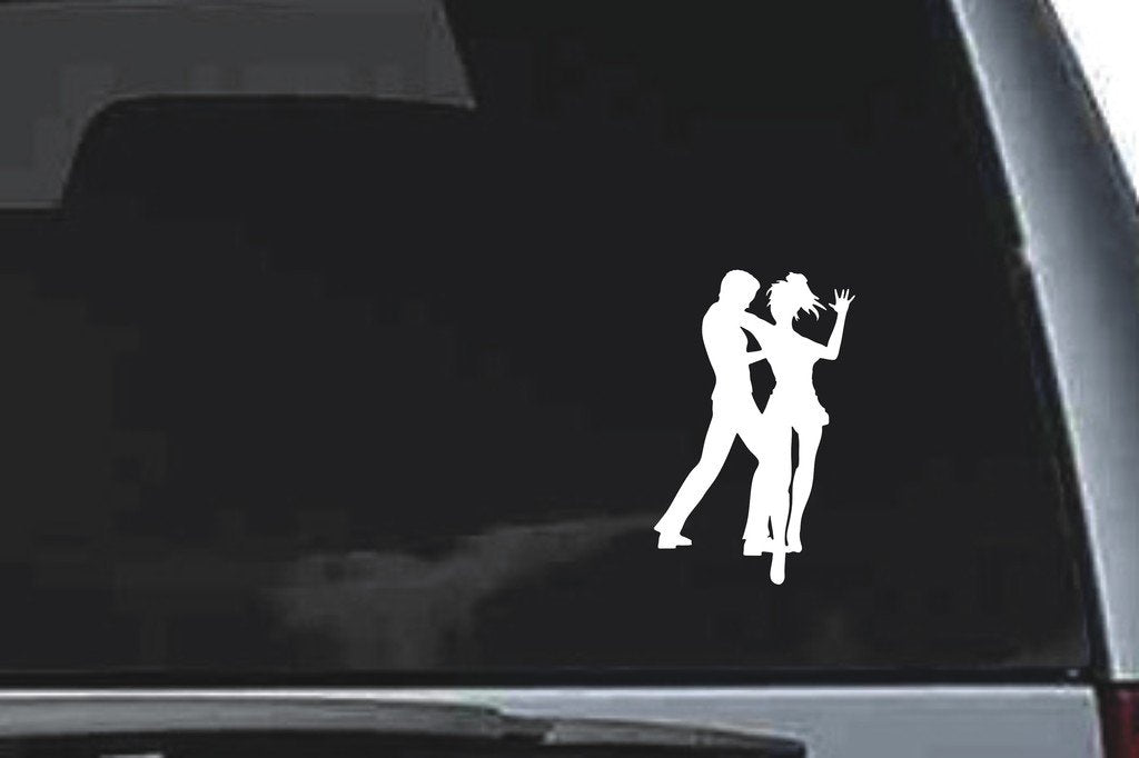 Picniva Dancing Sty75 Vinyl Car Window Decal, Approx 5 in