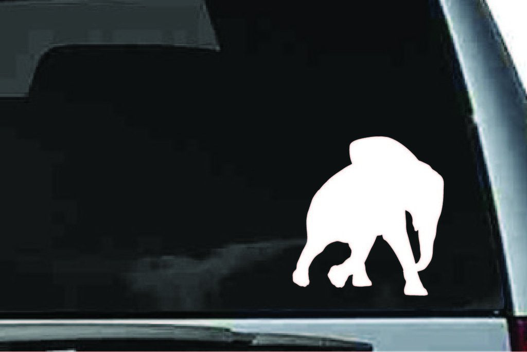 Picniva Elephant Baby Sty5 Vinyl Car Window Decal, Approx 5 in