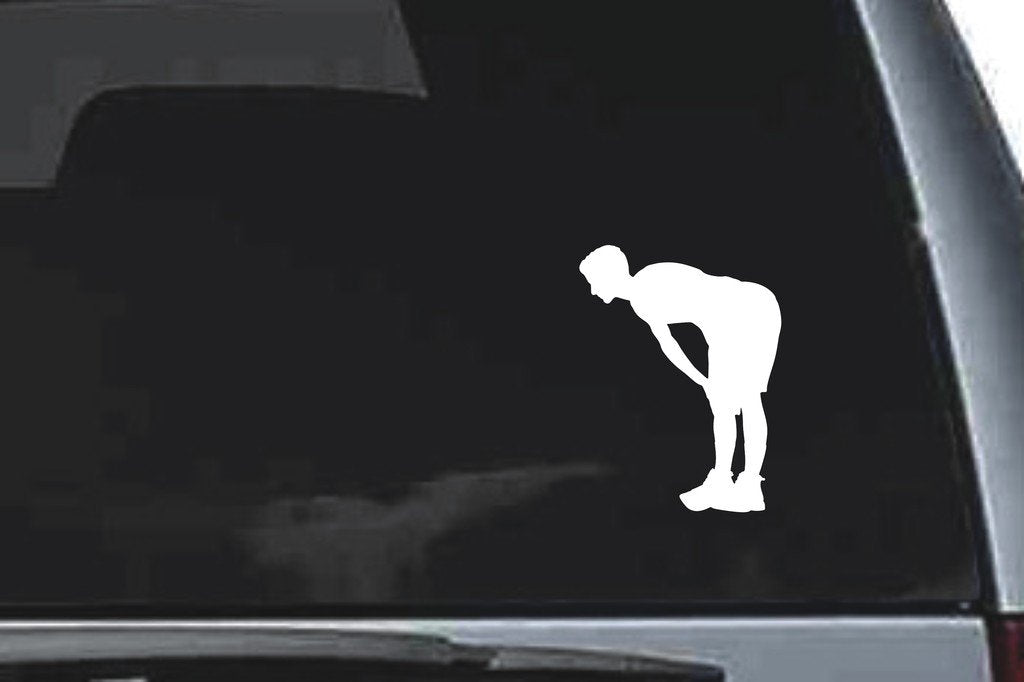 Picniva Bending Sty4 Vinyl Car Window Decal, Approx 5 in