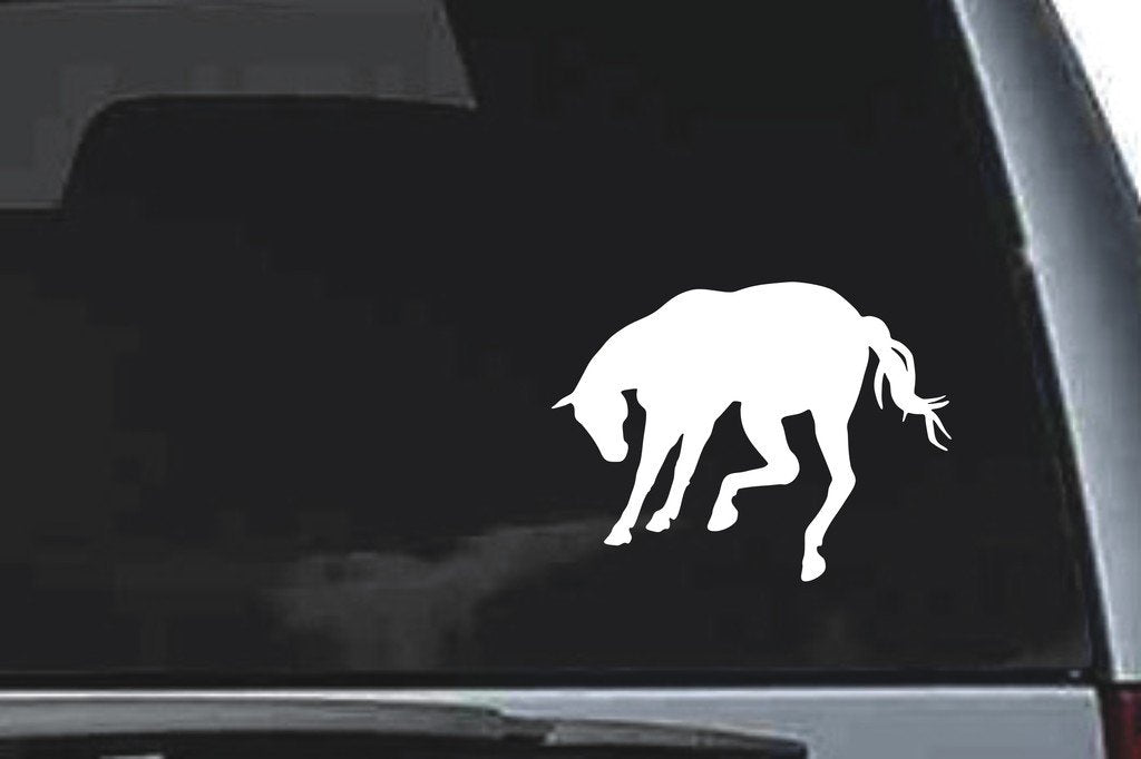 Picniva Horse Sty39a Vinyl Car Window Decal, Approx 5 in
