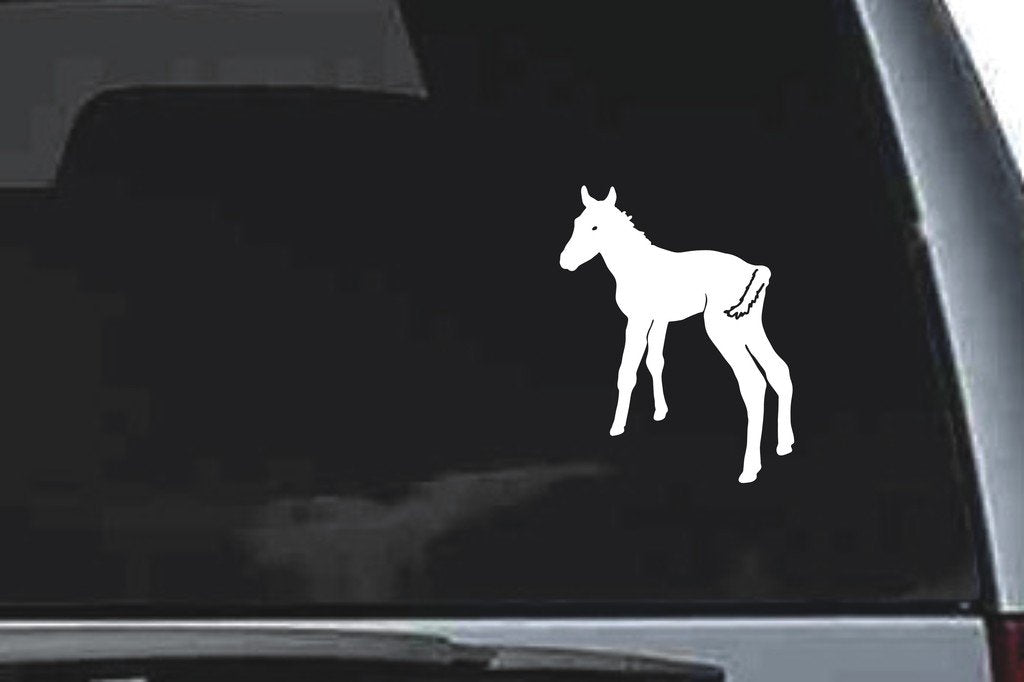 Picniva Horse Sty10 Vinyl Car Window Decal, Approx 5 in