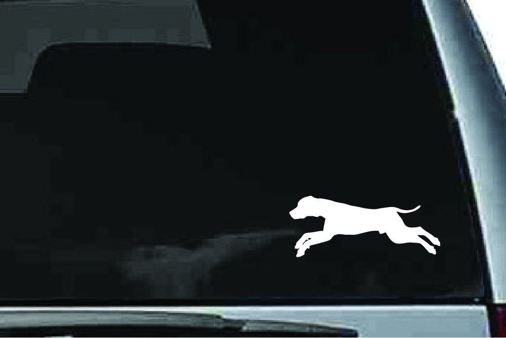 Picniva Hound Dog Sty33 Vinyl Car Window Decal, Approx 5 in