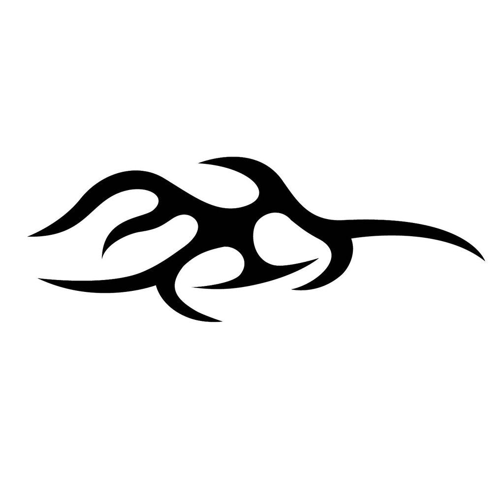 Picniva Style 367 Racing Side Stripe Vinyl Decals, 22 x 60 in, 2 Pc