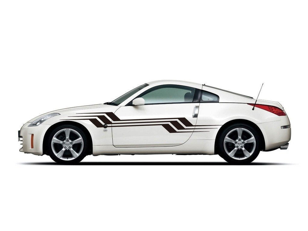 Picniva Style 189 Racing Side Stripe Vinyl Decals, 16 x 115 in, 2 Pc