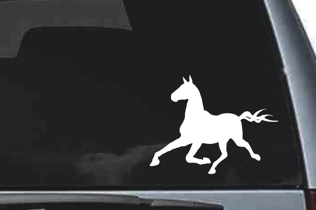 Picniva Horse Sty68 Vinyl Car Window Decal, Approx 5 in
