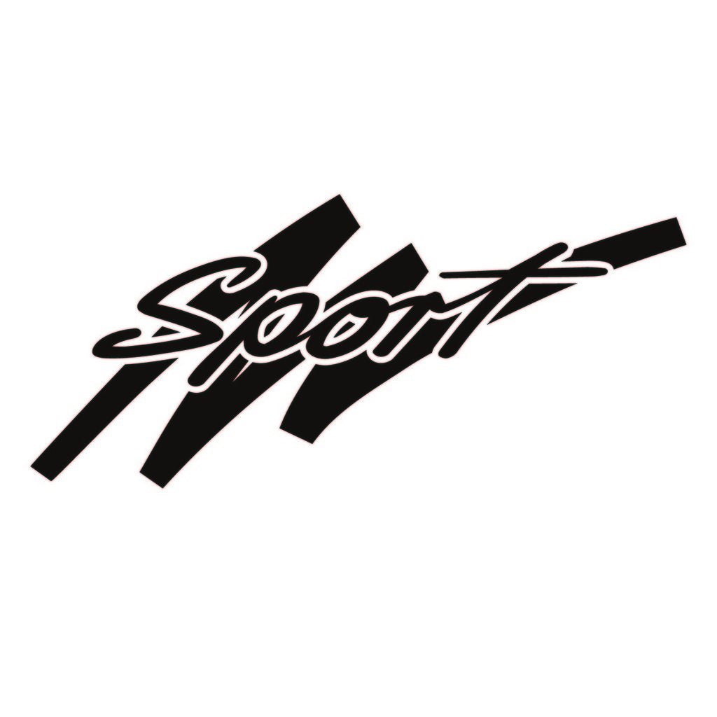 Picniva sty179 Racing Car Body Side Stripes Sticker Decal 2 Pcs