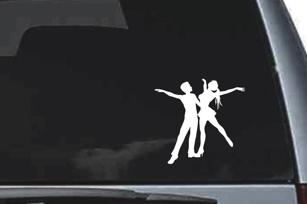Picniva Dancing Sty60 Vinyl Car Window Decal, Approx 5 in