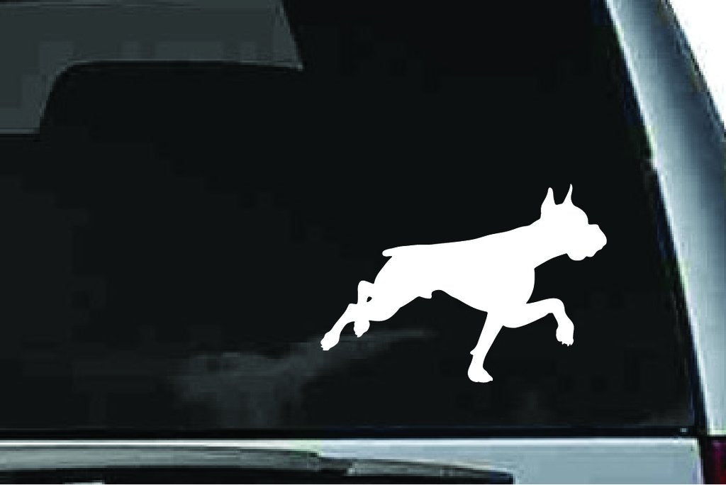 Picniva Boxer Dog Sty5 Vinyl Car Window Decal, Approx 5 in