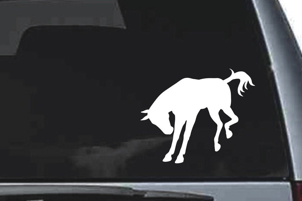 Picniva Horse Sty72 Vinyl Car Window Decal, Approx 5 in