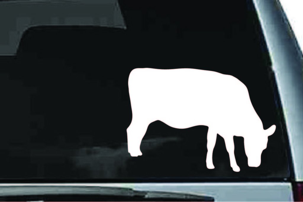 Picniva Cow Sty40 Vinyl Car Window Decal, Approx 5 in