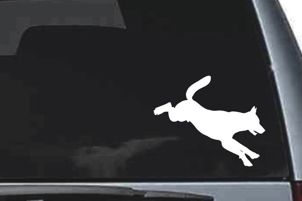 Picniva Wolf Sty36 Vinyl Car Window Decal, Approx 5 in