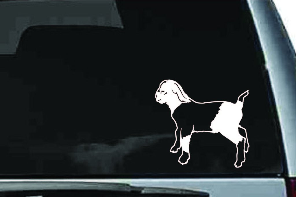 Picniva Boer Goat Sty8 Vinyl Car Window Decal, Approx 5 in
