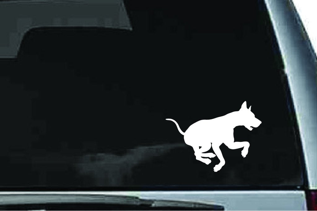 Picniva Doberman Dog Sty12a Vinyl Car Window Decal, Approx 5 in