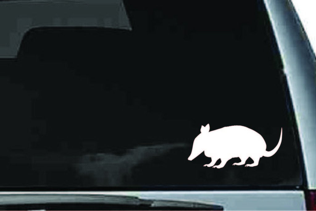 Picniva Armadillo Sty2a Vinyl Car Window Decal, Approx 5 in