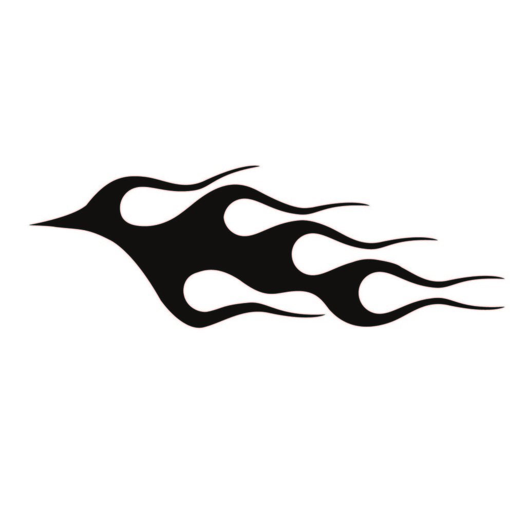Picniva sty193 Racing Car Body Side Stripes Sticker Decal 2 Pcs
