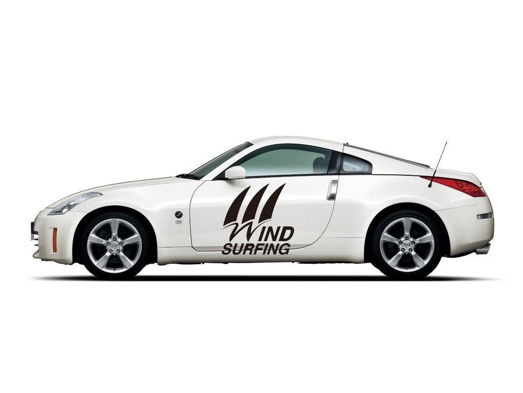 Picniva Style 177 Racing Side Stripe Vinyl Decals, 22 x 22 in, 2 Pc