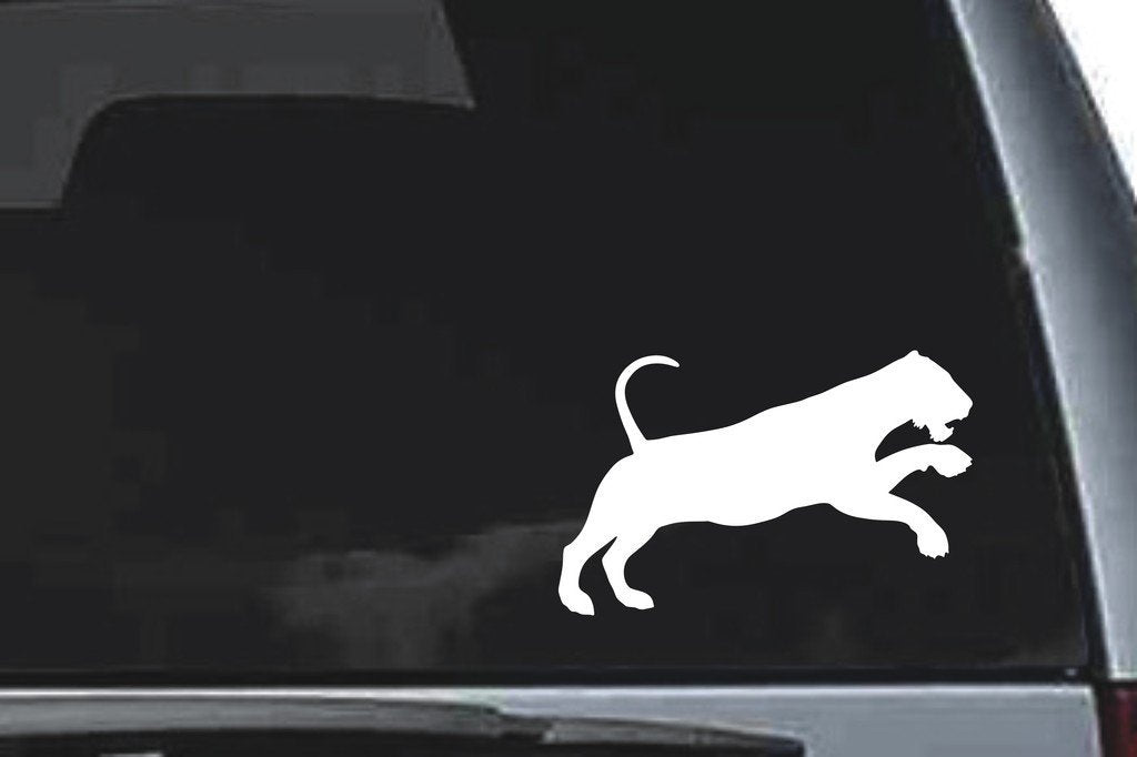 Picniva Tiger Sty8 Vinyl Car Window Decal, Approx 5 in