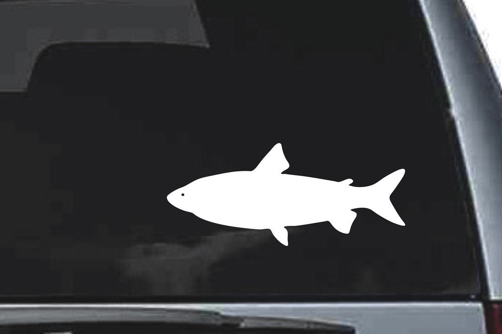 Picniva Fish Sty80 Vinyl Car Window Decal, Approx 5 in