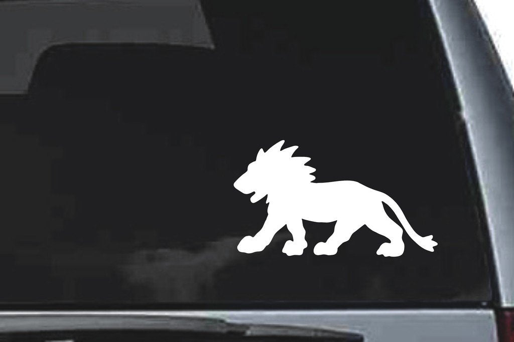 Picniva Leo Sty3 Vinyl Car Window Decal, Approx 5 in