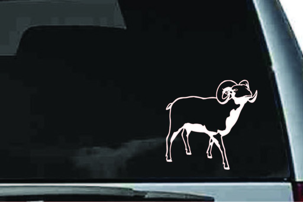 Picniva Ram Sty7 Vinyl Car Window Decal, Approx 5 in