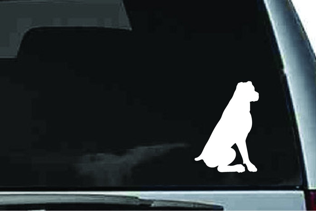 Picniva Rottweiler Dog Sty7a Vinyl Car Window Decal, Approx 5 in